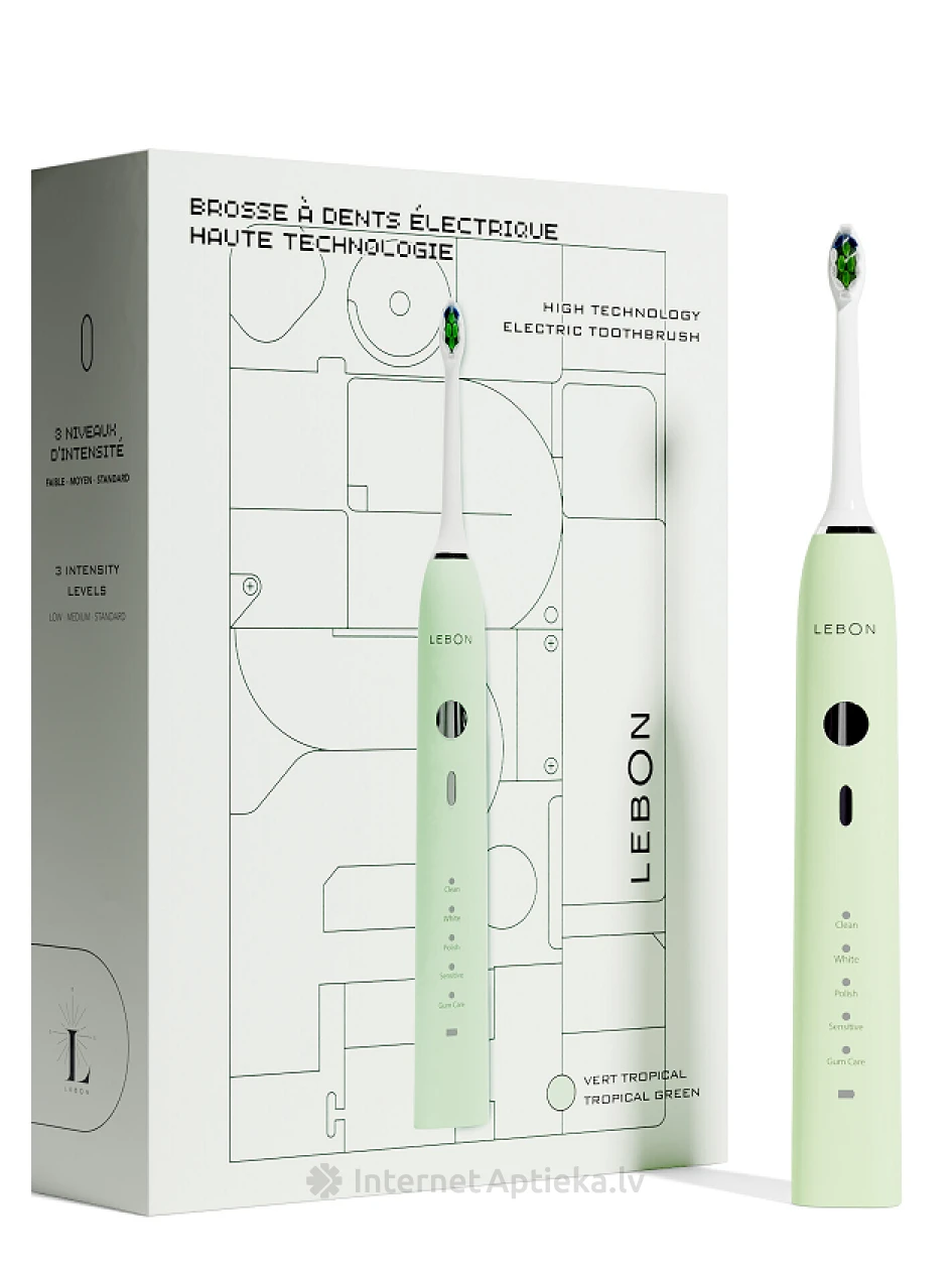 LEBON Elektriline hambahari Tropical Green | internetaptieka.lv