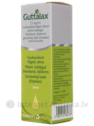Guttalax pilieni, 30 ml | internetaptieka.lv