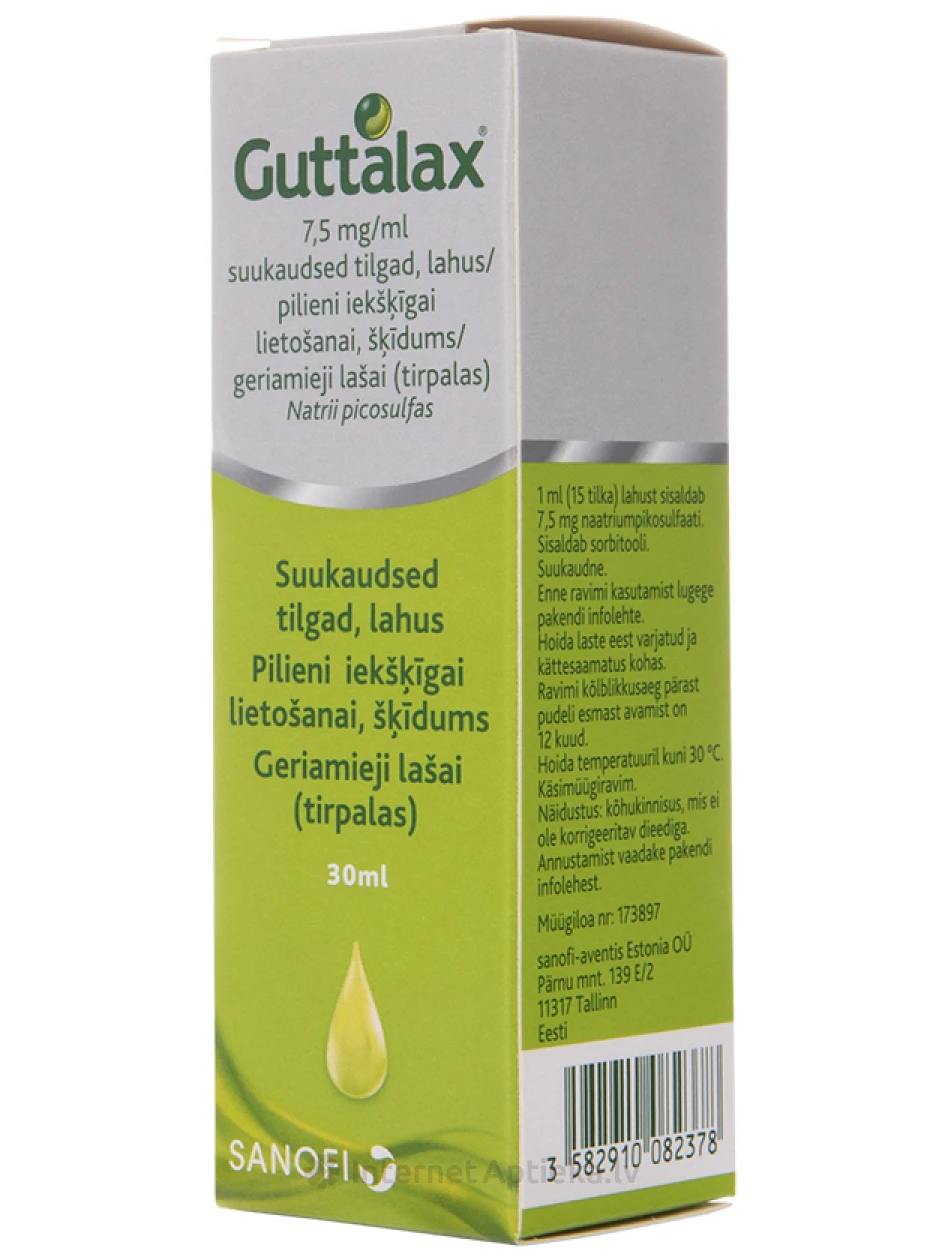 Guttalax pilieni, 30 ml | internetaptieka.lv