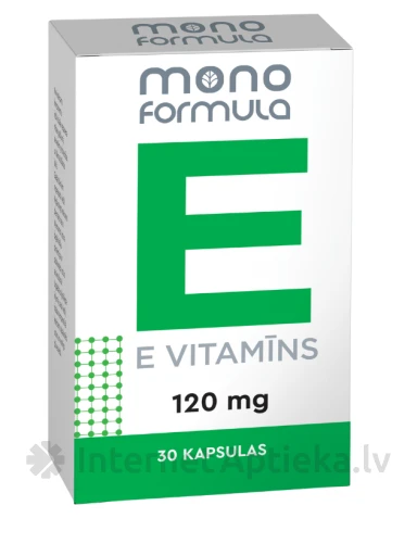 Mono Formula - E vitamīns, 30 kapsulas | internetaptieka.lv