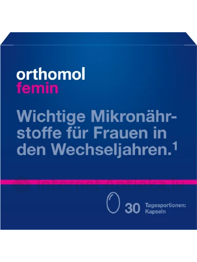 Orthomol Femin в период менопаузы, 30-дневная доза | internetaptieka.lv