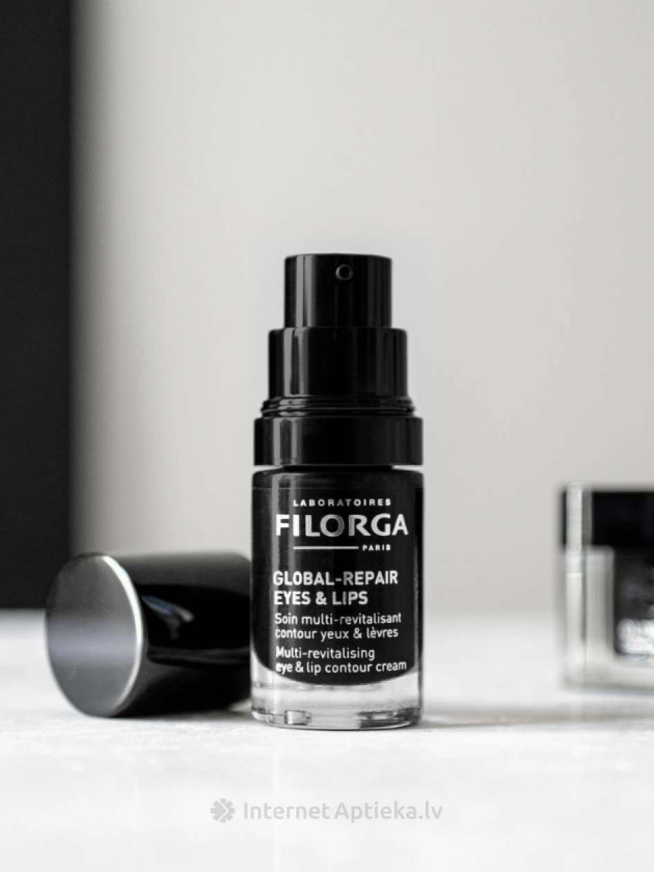 FILORGA GLOBAL-REPAIR EYES & LIPS kreem küpsele nahale, 15 ml | internetaptieka.lv
