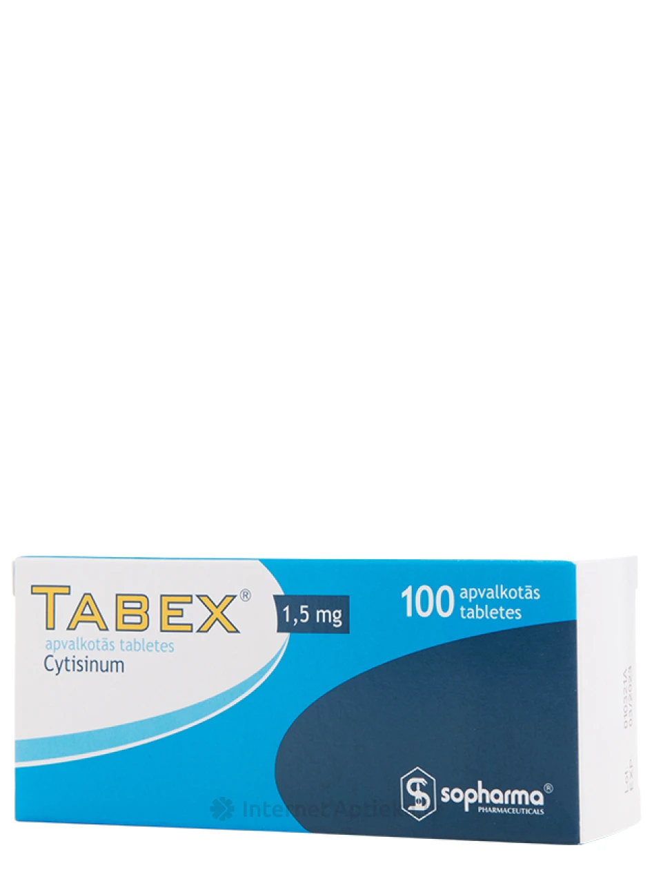 Tabex 1.5 mg, 100 tabletes | internetaptieka.lv