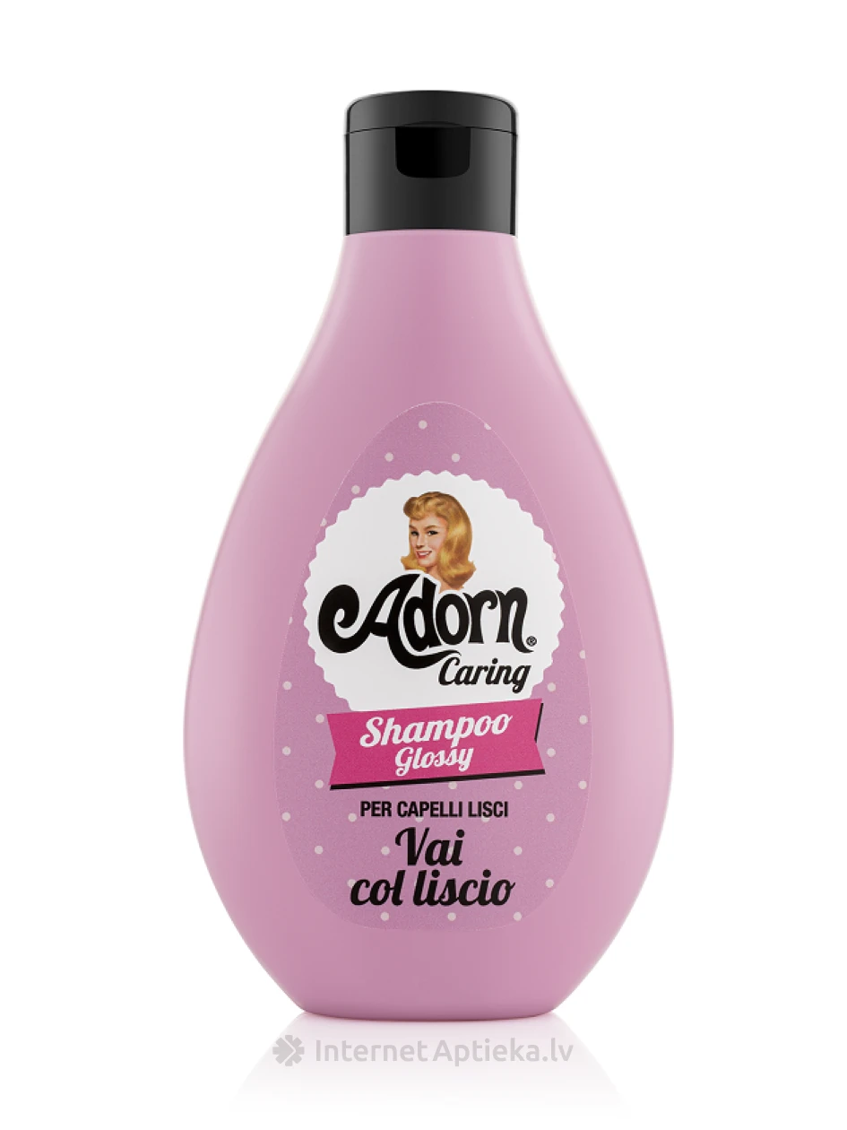 Adorn Mirdzumu pastiprinošs šampūns taisniem matiem, 250 ml | internetaptieka.lv