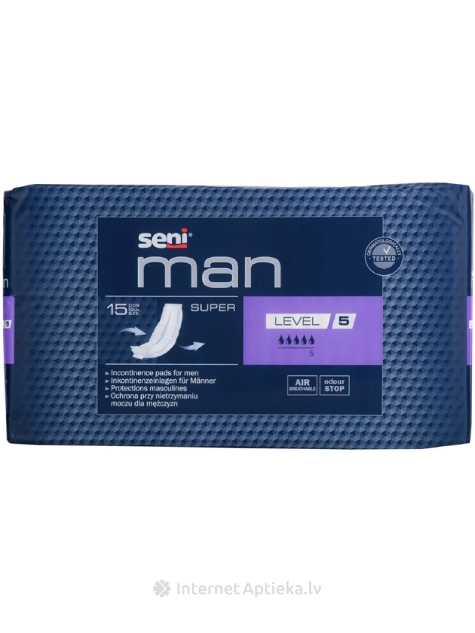 Seni Man Super, tase 5 lisad, 15 tk. | internetaptieka.lv