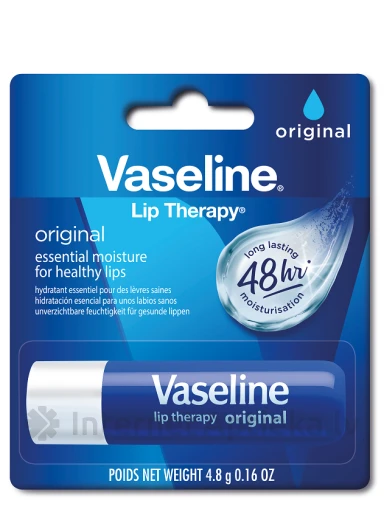VASELINE Lūpu balzams original, 4.8 g | internetaptieka.lv
