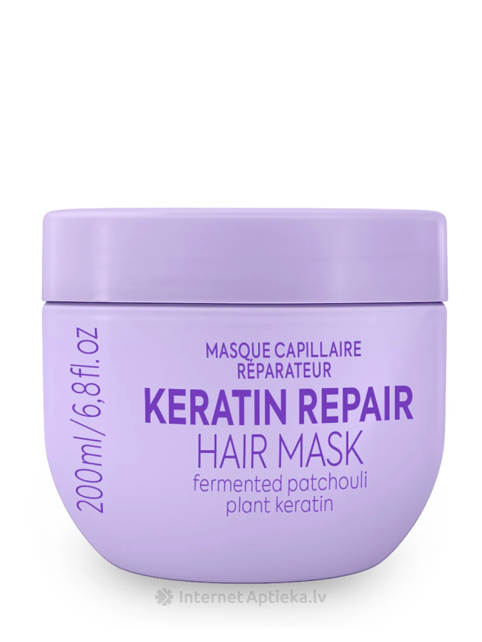 ECOFORIA Keratin Repair keratiini taastav juuksemask, 200 ml | internetaptieka.lv