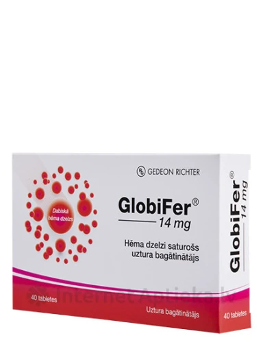 Globifer 14 mg, 40 tabletti | internetaptieka.lv