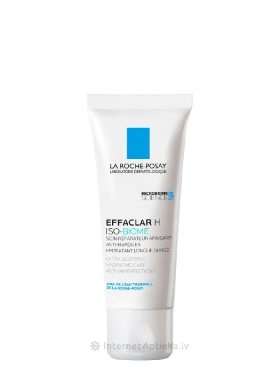 La Roche-Posay Effaclar H Iso-Biome Ultra Nomierinoša mitrinoša kopšana novērš ādas nepilnības, 40 ml | internetaptieka.lv