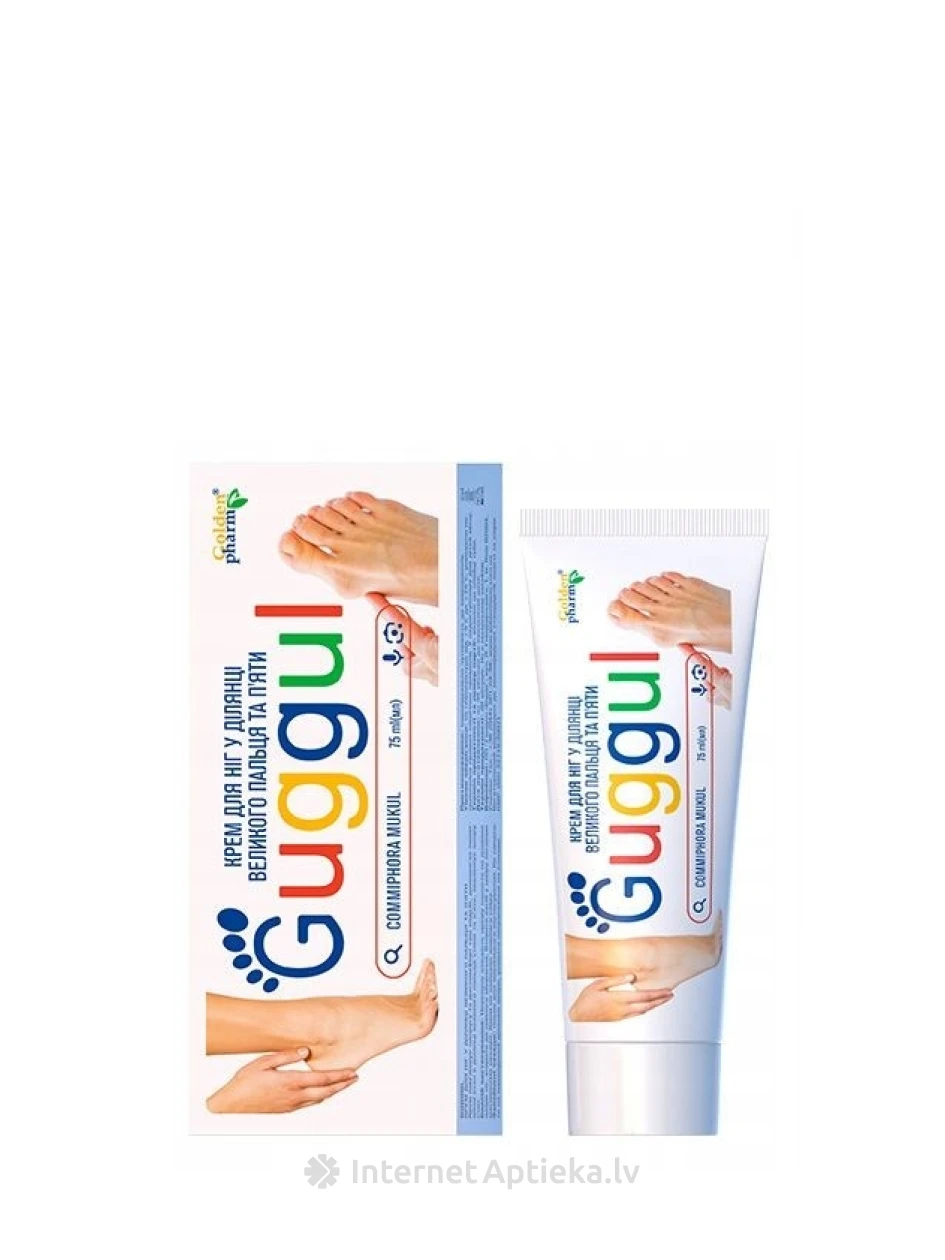 GUGUL Крем для пяток и пальцев, 75 мл | internetaptieka.lv