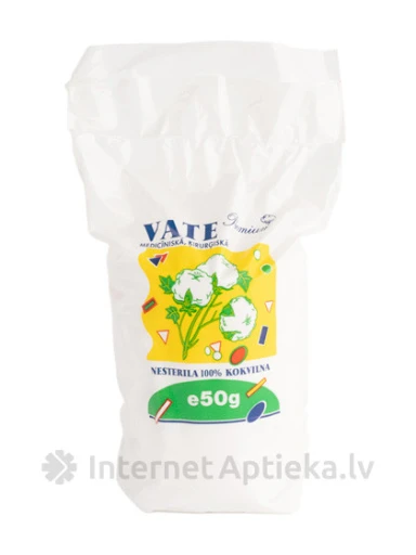Premium Vate medicīniskā, ķirurģiskā - cilindriska, 50 g | internetaptieka.lv