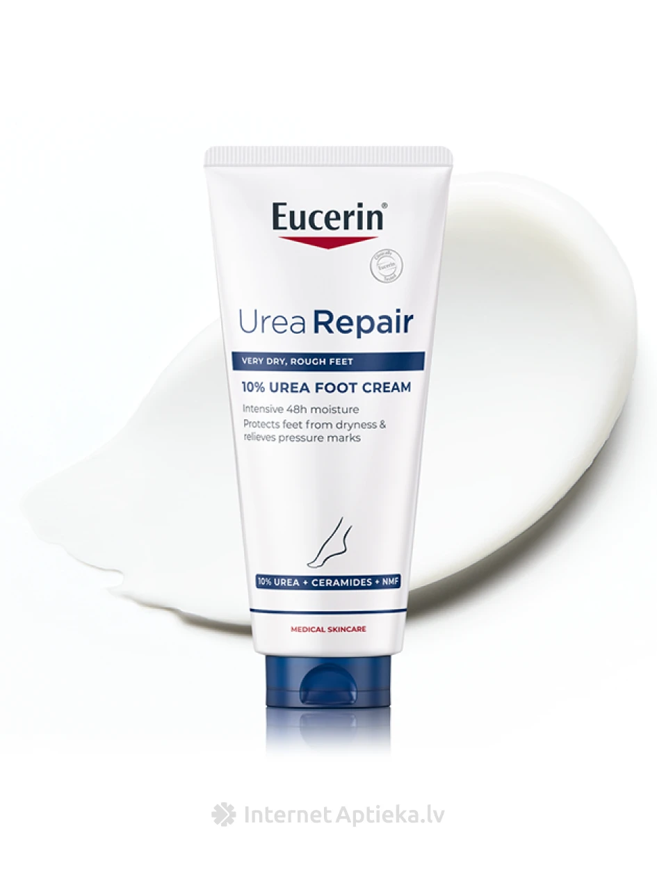 Eucerin Urea Repair Plus 10% krēms kājām, 100 ml | internetaptieka.lv