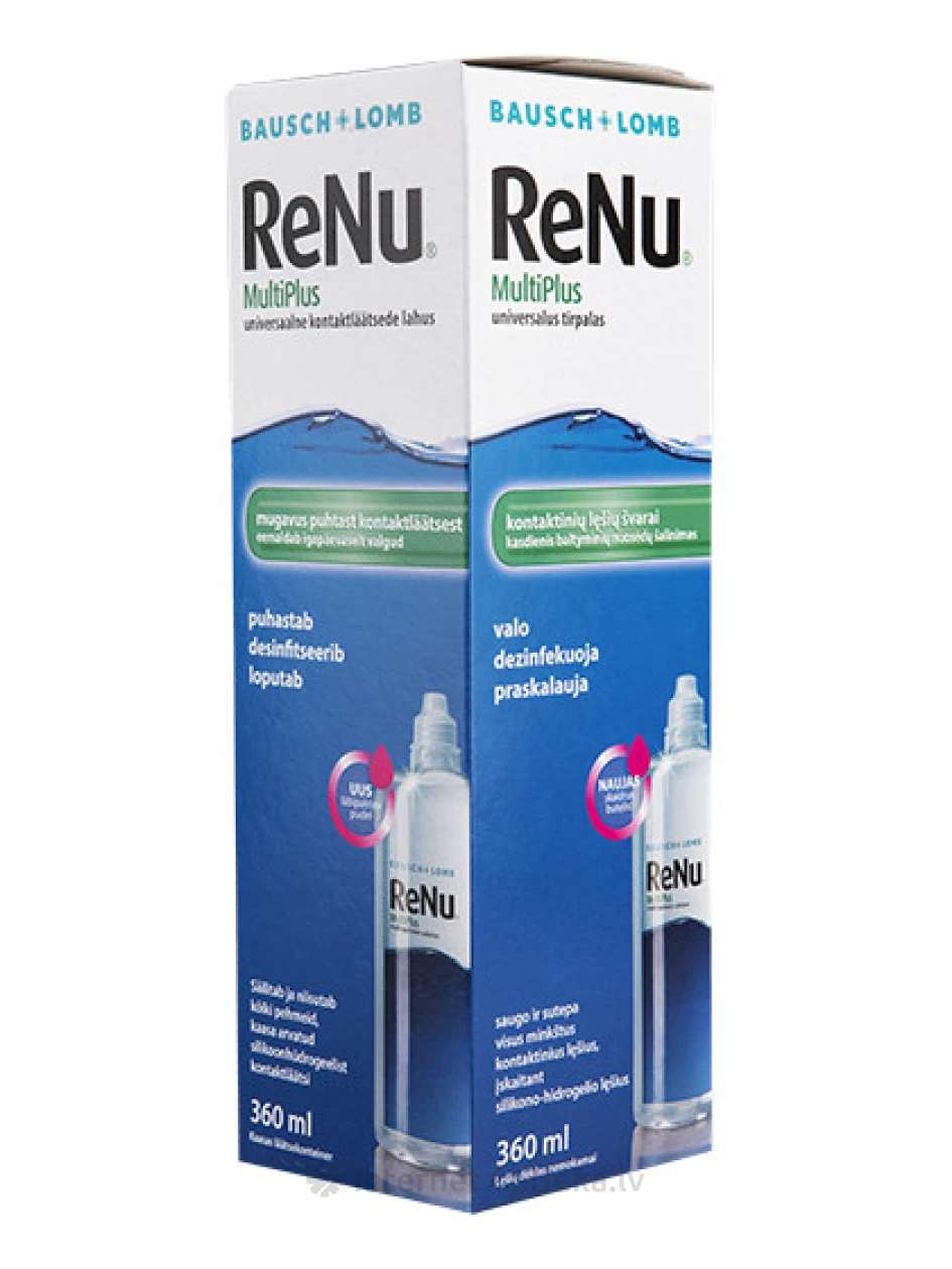 Renu MultiPlus жидкость для контактных линз, 360 мл | internetaptieka.lv