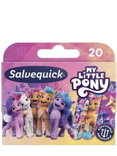 Salvequick My little Pony, 20 лейкопластырей | internetaptieka.lv