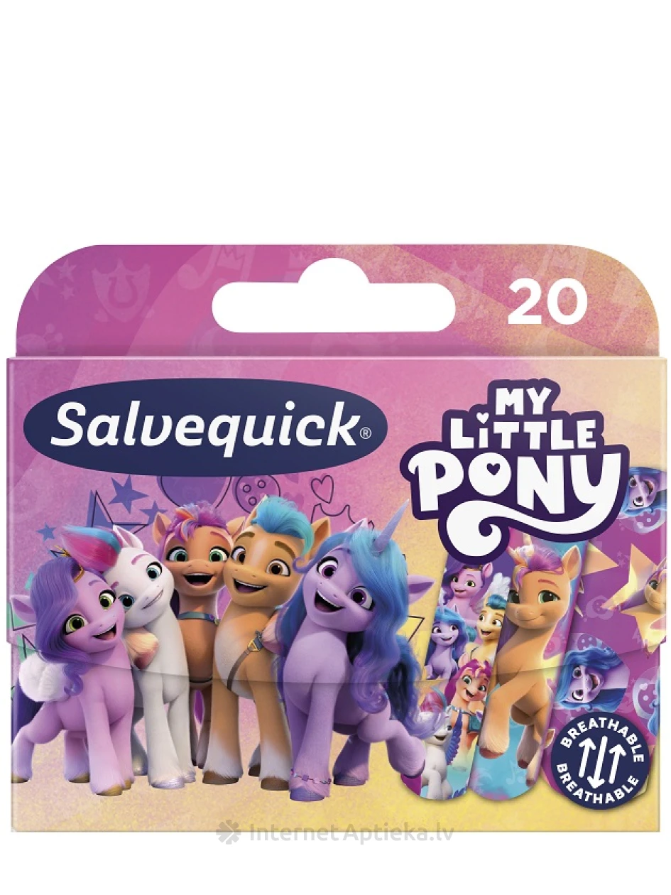 Salvequick My little Pony, 20 plāksteri | internetaptieka.lv