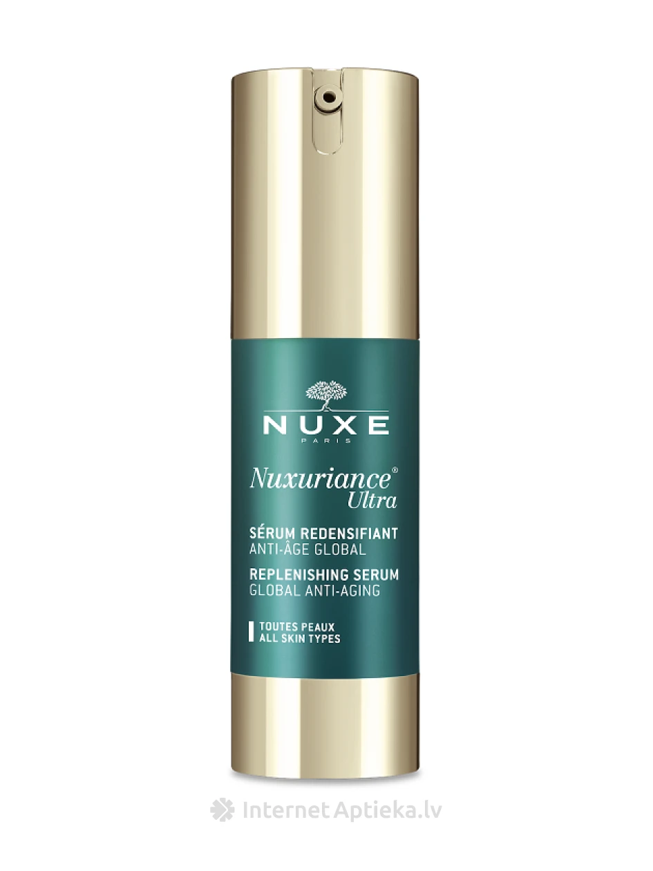 Восстанавливающий серум, всесторонне защищающий от старения Nuxuriance Ultra Replenishing serum global anti-aging, 30 мл | internetaptieka.lv