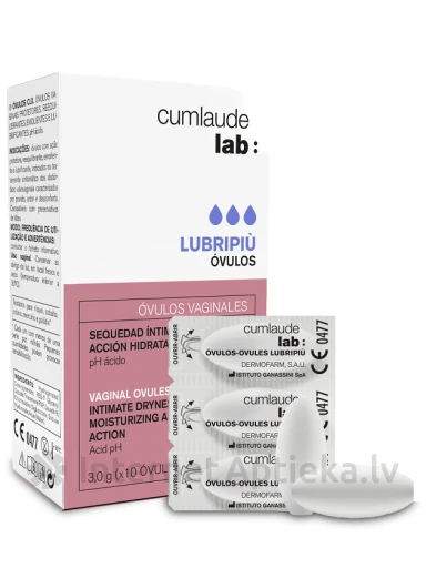 CUMLAUDE LUBRIPIU tupe munarakud, 10 x 3 g | internetaptieka.lv