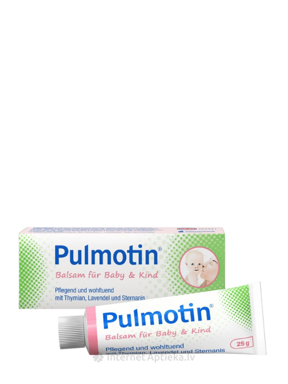 PULMOTIN saaukstēšanās balzams zīdaiņiem/bērniem, 25 g | internetaptieka.lv