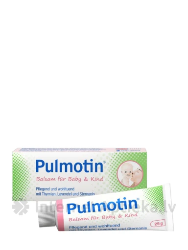 PULMOTIN saaukstēšanās balzams zīdaiņiem/bērniem, 25 g | internetaptieka.lv