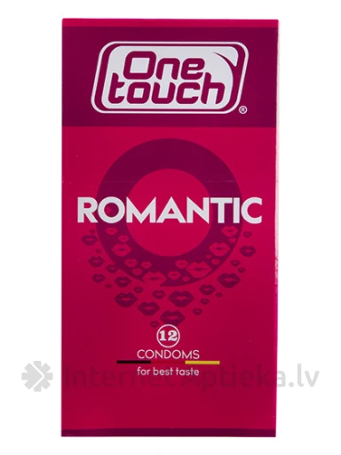 One Touch Romantic prezervatīvi, 12 gb. | internetaptieka.lv