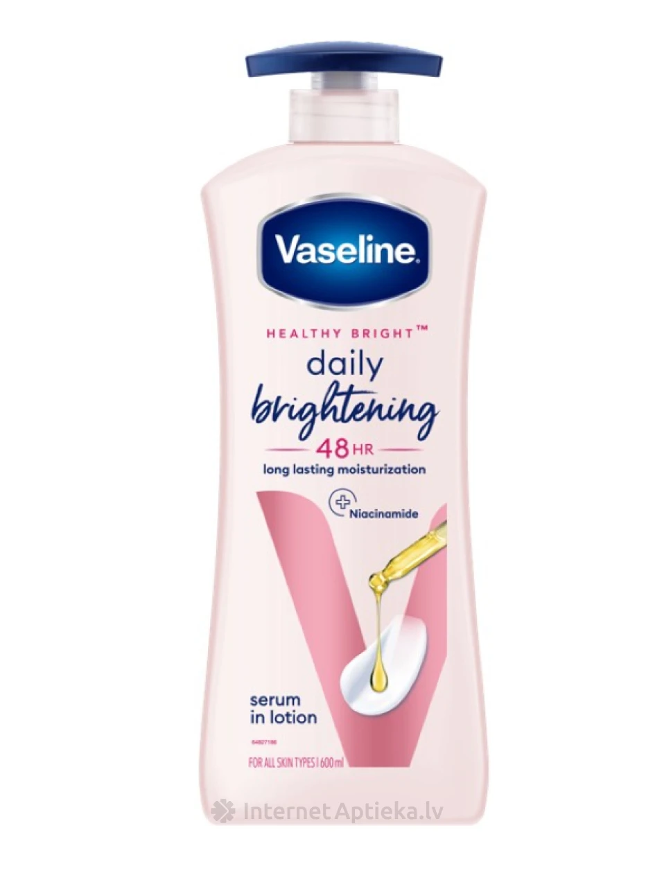VASELINE Losjons Daily Brightening, 600 ml | internetaptieka.lv