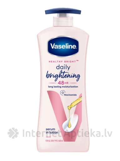VASELINE Losjons Daily Brightening, 600 ml | internetaptieka.lv