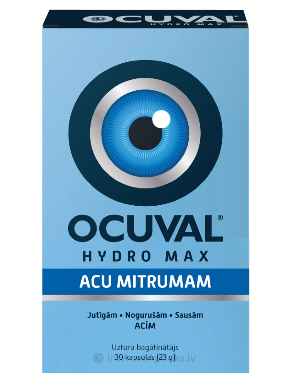 Ocuval Hydro Max, 30 kapsulas | internetaptieka.lv