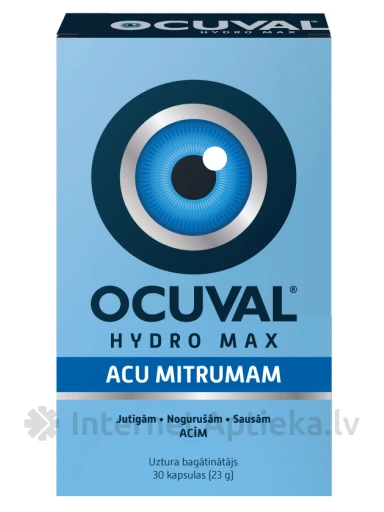Ocuval Hydro Max, 30 kapsulas | internetaptieka.lv
