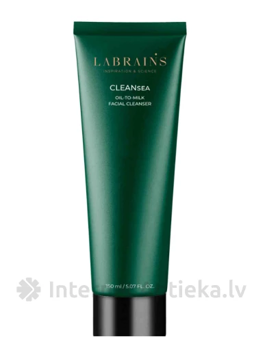 LABRAINS Eļļas-pieniņa sejas attīrīšanas līdzeklis, 150 ml | internetaptieka.lv