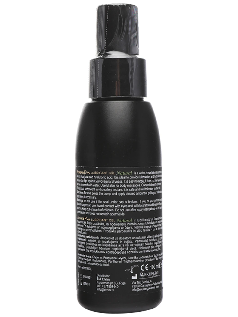 Adam & Eva looduslik määrdegeel, 100 ml | internetaptieka.lv