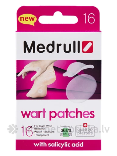 Medrull Wart kārpu plāksteris, 16 gb. | internetaptieka.lv