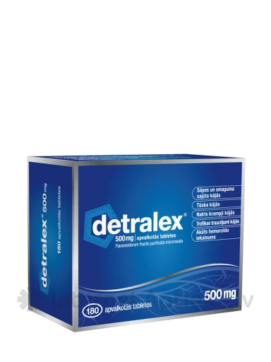 Detralex 500 mg tabletes, 180 gb. | internetaptieka.lv