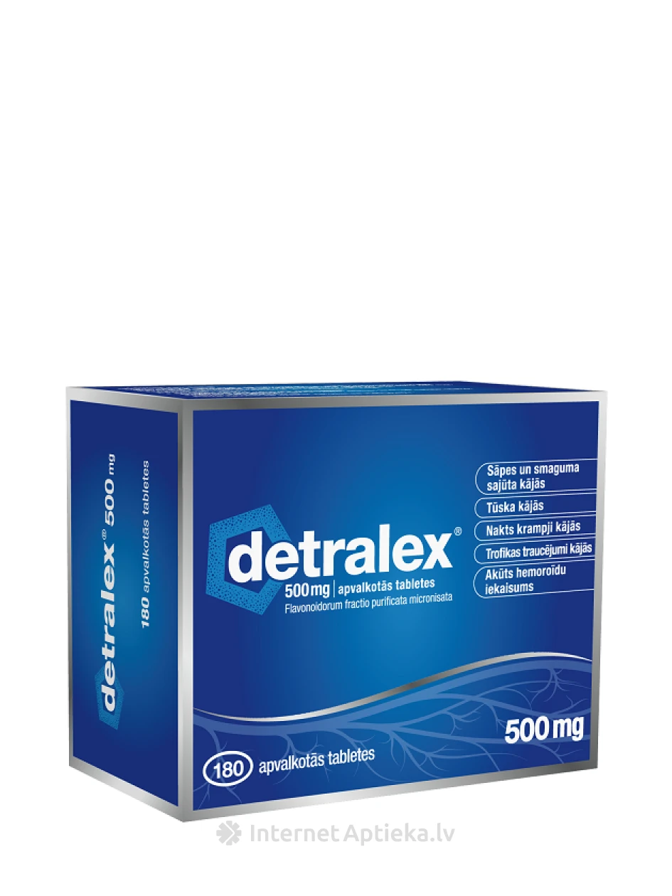 Detralex 500 мг таблетки, 180 шт. | internetaptieka.lv