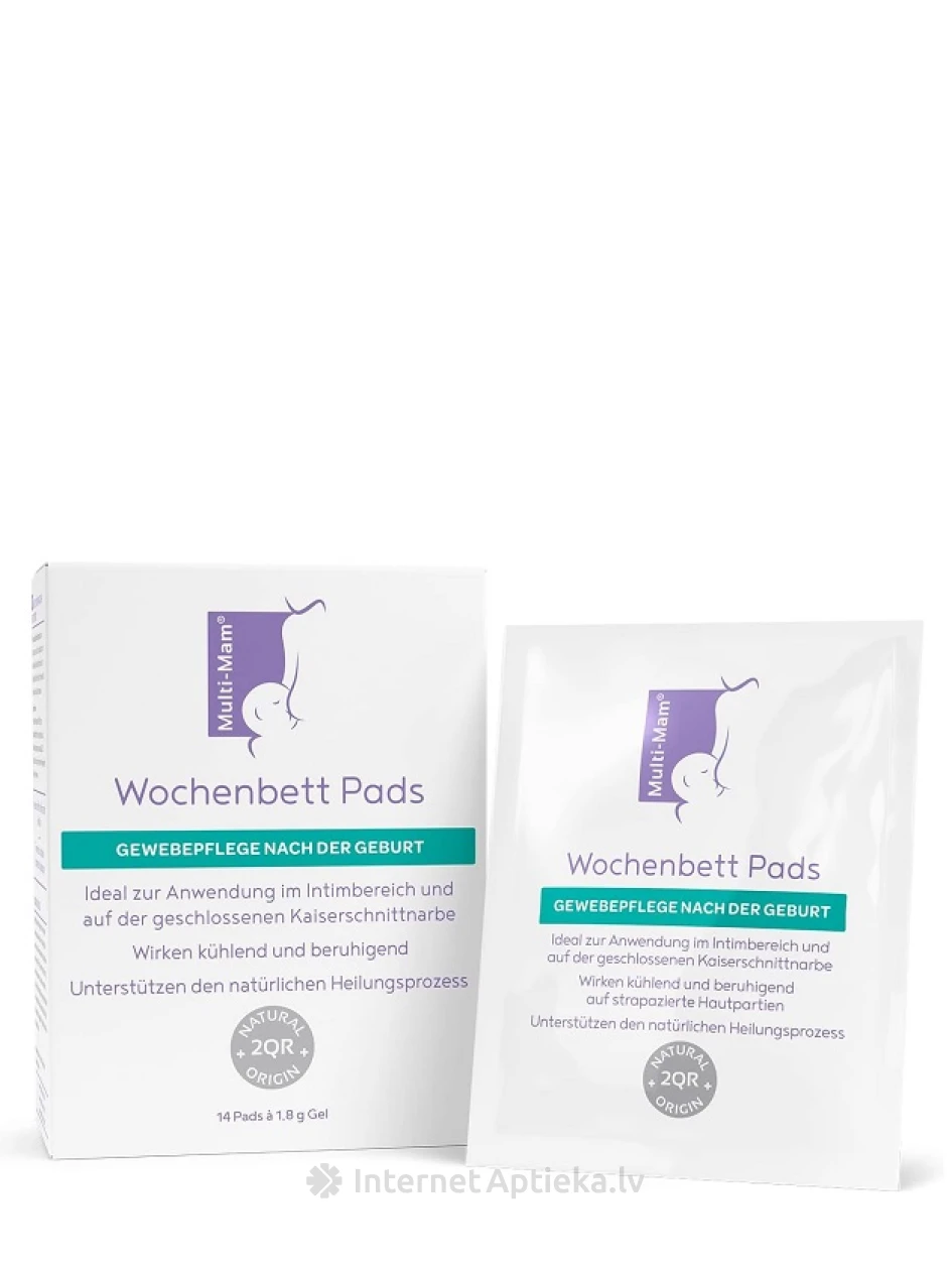 Multi-Mam® Прокладки после родов для интимной зоны, 14 шт. | internetaptieka.lv