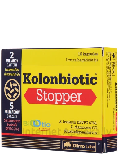 Olimp Lab Kolonbiotic Stopper, 10 капсул | internetaptieka.lv