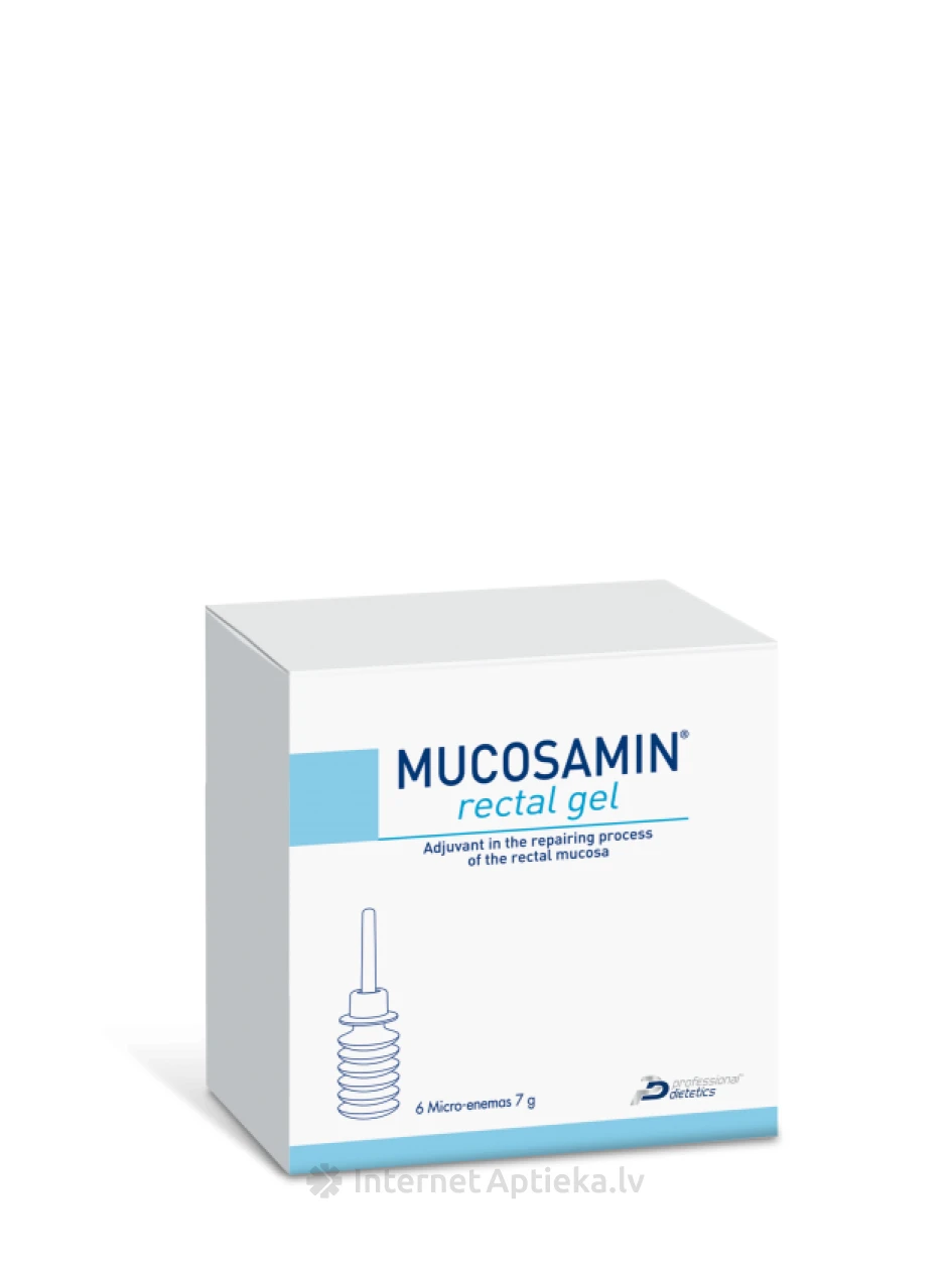 Mucosamin rektālais gels, 6 vienreizējās lietošanas mikroklizmas | internetaptieka.lv