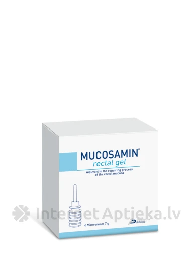 Mucosamin rektālais gels, 6 vienreizējās lietošanas mikroklizmas | internetaptieka.lv