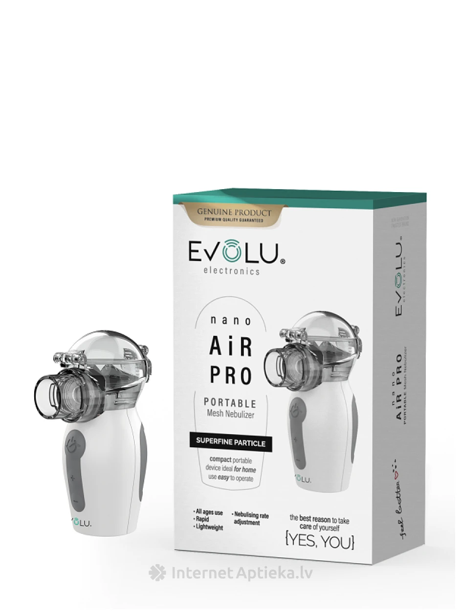 EVOLU nano AIR PRO nebulisaator, 1 tk. | internetaptieka.lv