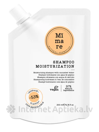 Mimare Niisutav linaseemeõli shampoon, 200 ml | internetaptieka.lv
