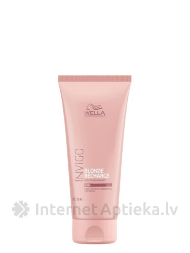 Wella Professionals Invigo Blonde Recharge тонирующий кондиционер, xолодные cветлые oттенки, 200мл | internetaptieka.lv