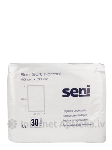 Seni Soft Normal Гигиенические пеленки  40 x 60 см, 30 шт. | internetaptieka.lv