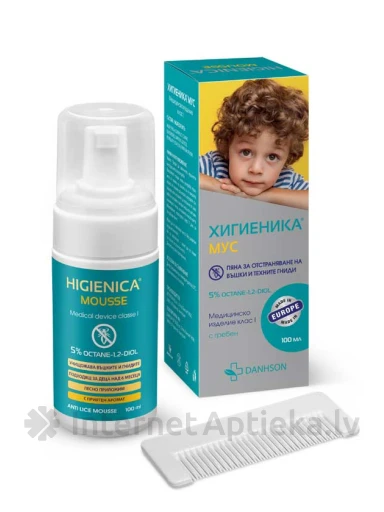 Higienika Anti Мусс против вшей, 100 мл | internetaptieka.lv