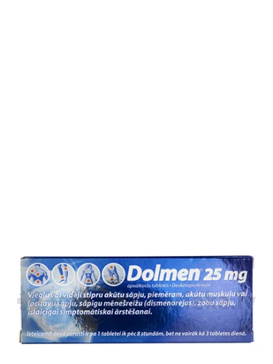 Dolmen tabletid, 25 mg, 10 tk. | internetaptieka.lv