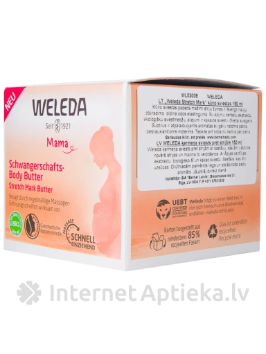 Weleda Mama kehavõi venitusarmide vastu, 150 ml | internetaptieka.lv