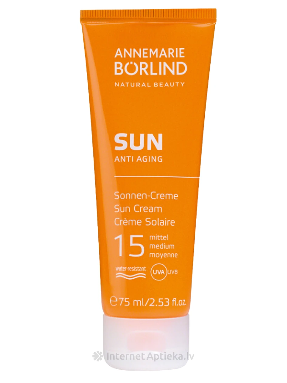 Annemarie Borlind Солнцезащитный крем SPF15, 75 мл | internetaptieka.lv