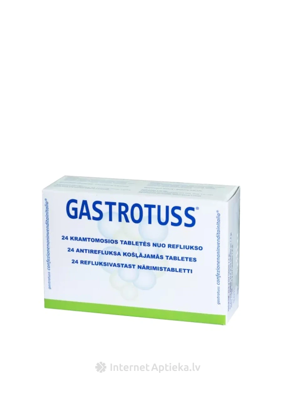 Gastrotuss, 24 жевательные таблетки | internetaptieka.lv
