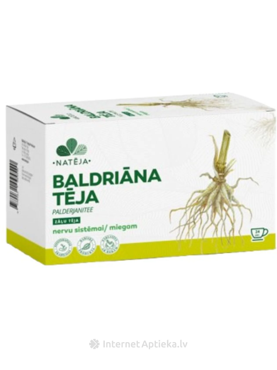 Natēja Baldriāna tēja, 24 paciņas | internetaptieka.lv