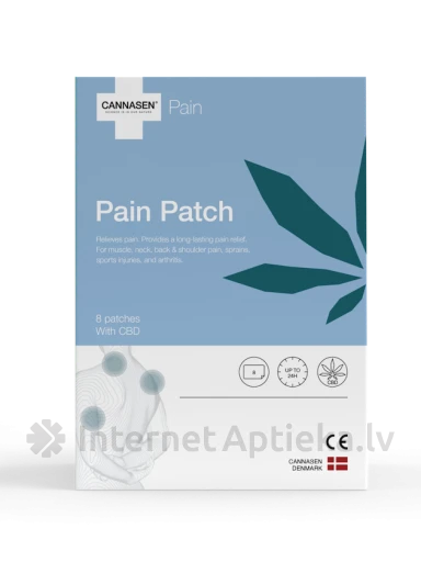 CANNASEN® Pretsāpju plāksteri, 8 gb. | internetaptieka.lv