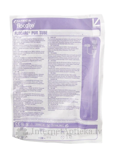 Flocare Pur tube CH8, 110 cm, 1 gb. | internetaptieka.lv