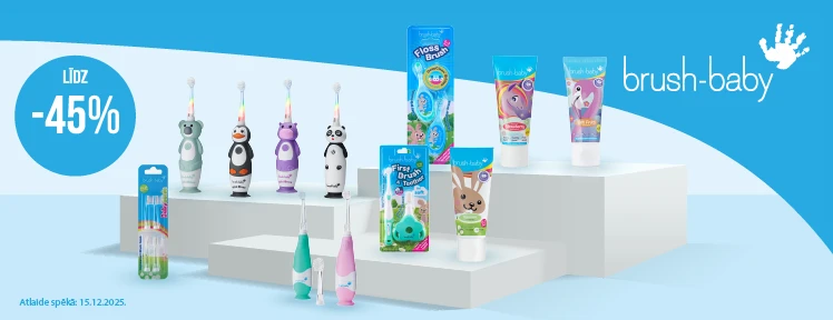 1/3 Brush Baby Zīmola diena